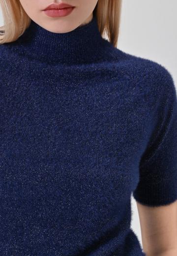 Пуловер с коротким рукавом