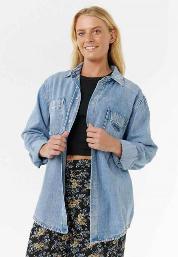 Джинсовая блузка