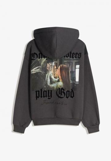 Пуловер с капюшоном