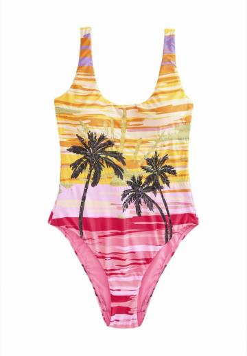 Слитный купальник