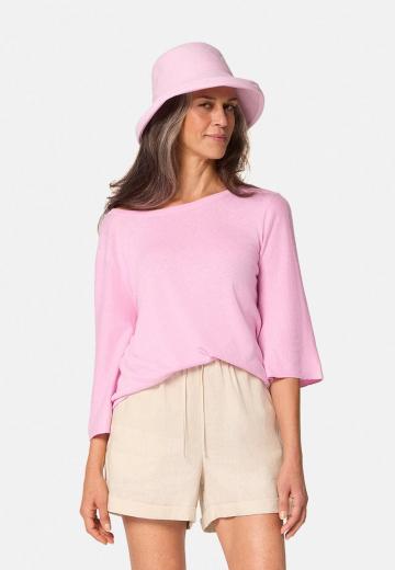 Пуловер с рукавом три четверти