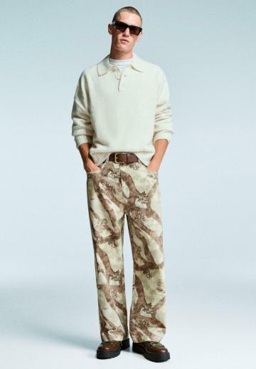 Прямые джинсы