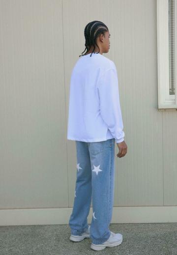 Прямые джинсы