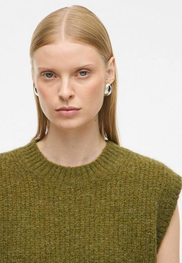 Пуловер с коротким рукавом