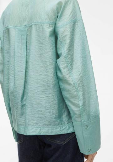 Атласная блузка