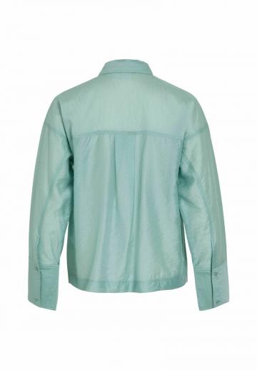 Атласная блузка