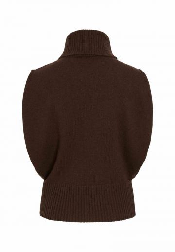 Пуловер без рукавов