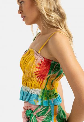 Топ на бретельках