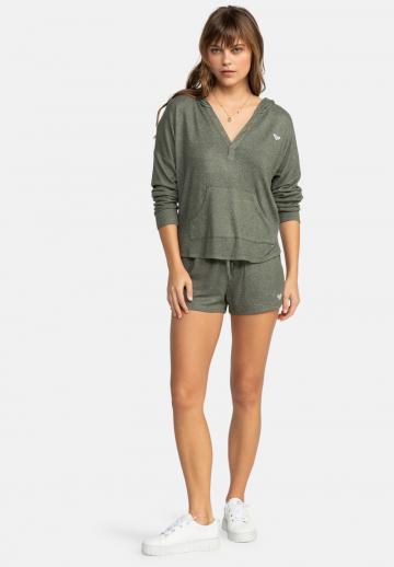 Пуловер с капюшоном