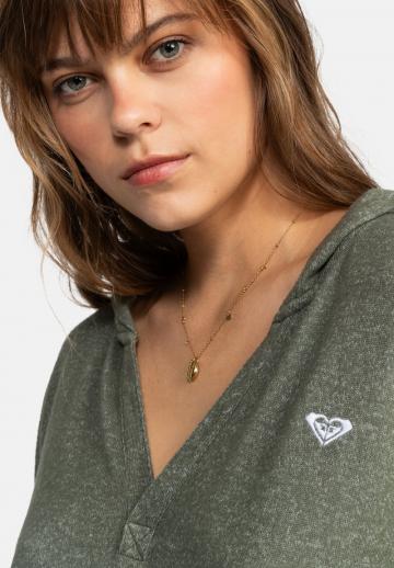 Пуловер с капюшоном