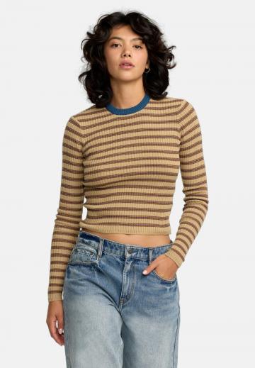 Пуловер в полоску