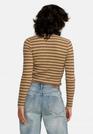 Пуловер в полоску