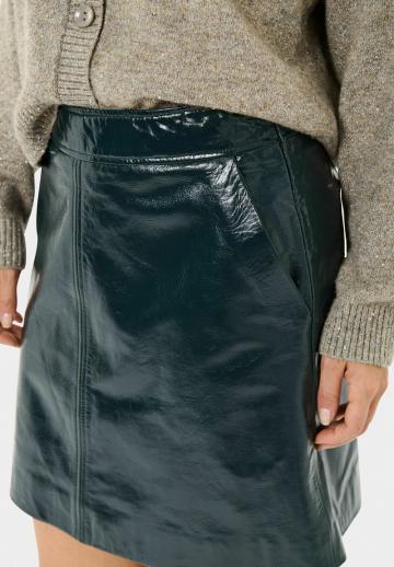 Кожаная юбка