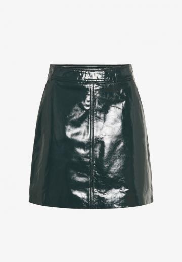 Кожаная юбка