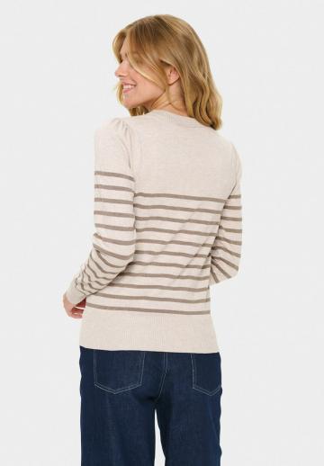 Пуловер в полоску