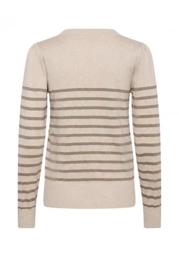 Пуловер в полоску
