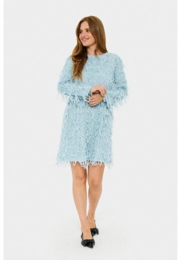 Вязаное платье