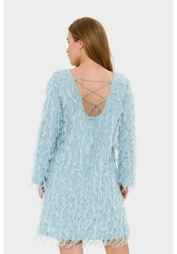 Вязаное платье