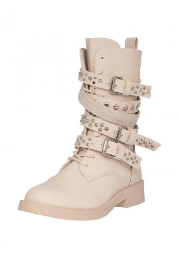 Сапоги на шнуровке