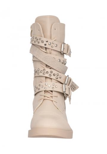 Сапоги на шнуровке