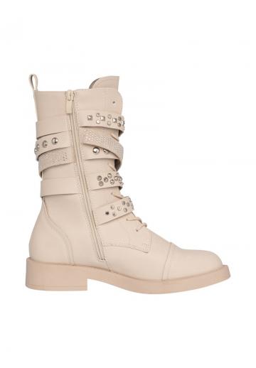 Сапоги на шнуровке