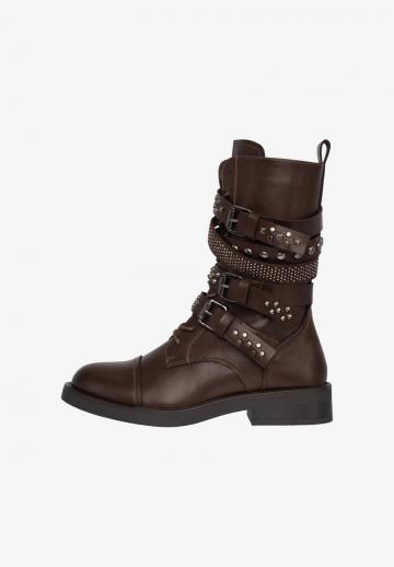 Сапоги на шнуровке