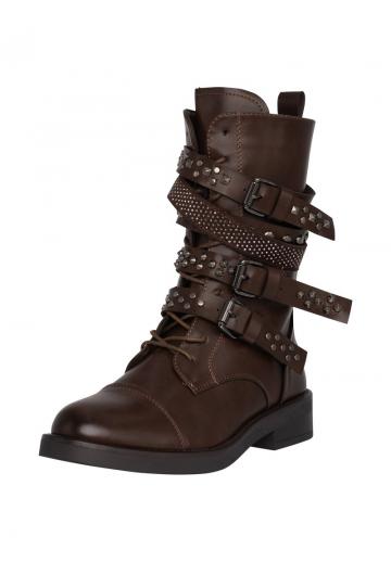 Сапоги на шнуровке