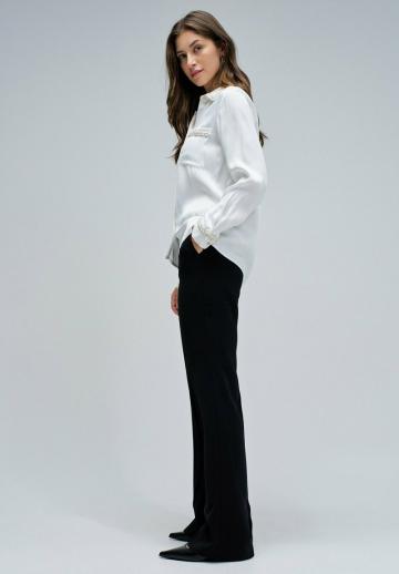 Атласная блузка