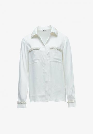 Атласная блузка