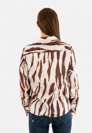 Атласная блузка