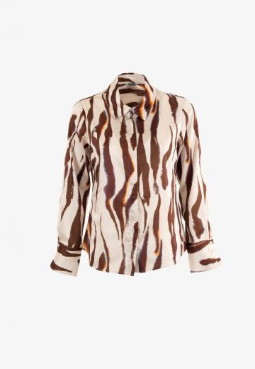 Атласная блузка