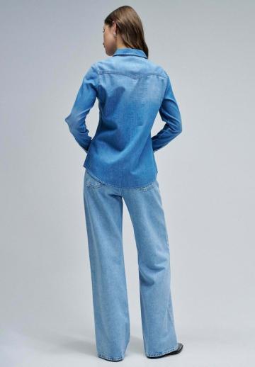 Джинсовая блузка