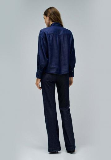 Джинсовая блузка