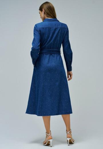 Джинсовое платье