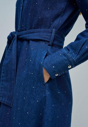 Джинсовое платье