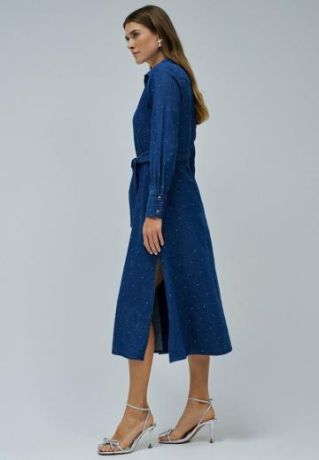 Джинсовое платье