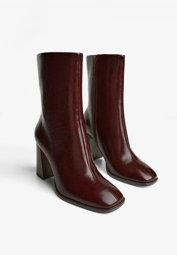 Полусапожки на высоком каблуке