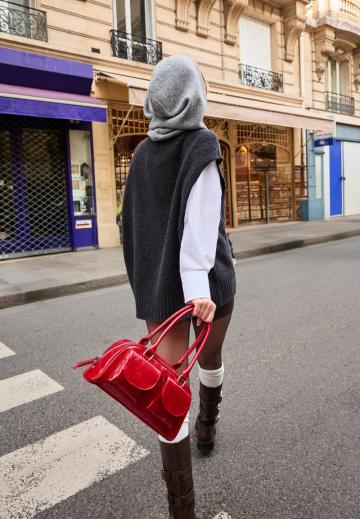 Пуловер без рукавов