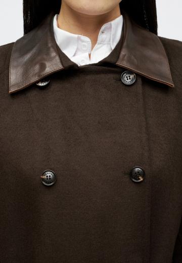 Шерстяное пальто