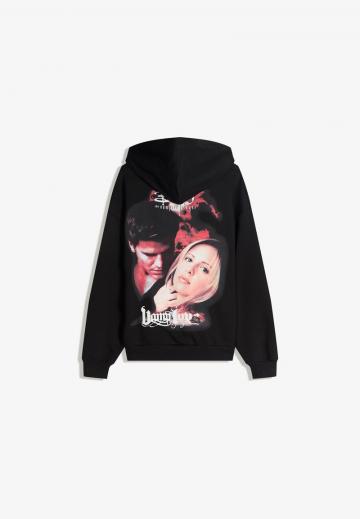 Пуловер с капюшоном