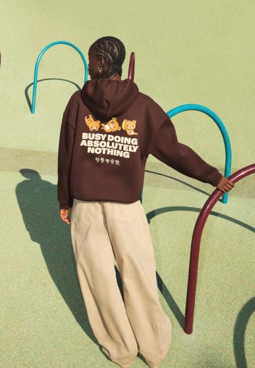 Пуловер с капюшоном