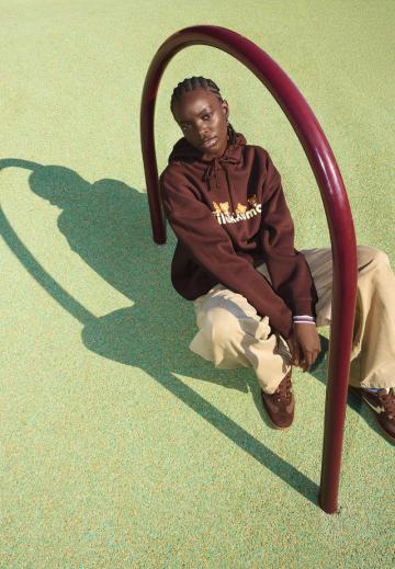 Пуловер с капюшоном