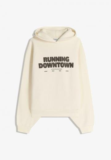 Пуловер с капюшоном