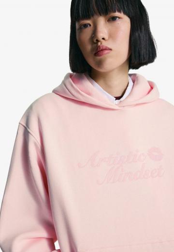 Пуловер с капюшоном