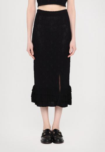 Юбка с воланами