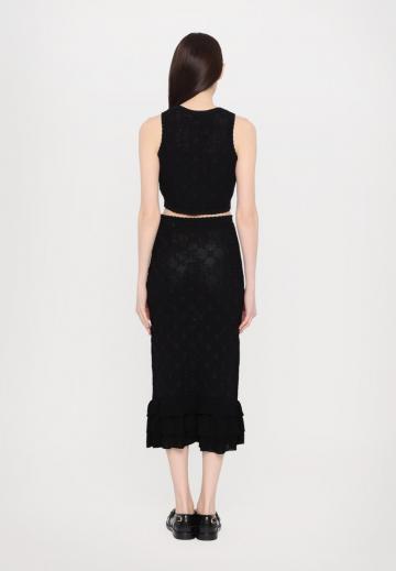 Юбка с воланами