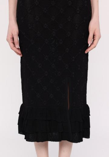 Юбка с воланами