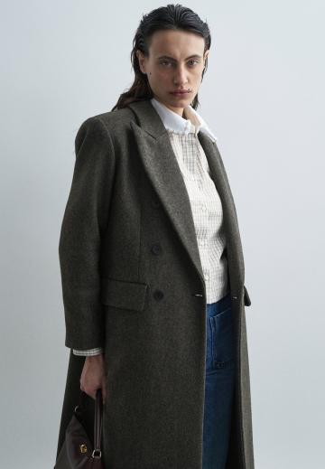 Шерстяное пальто