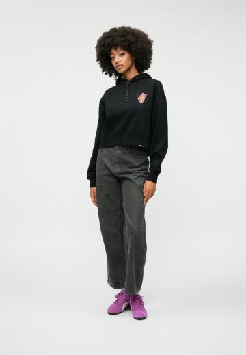 Пуловер с капюшоном