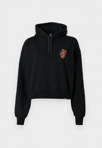 Пуловер с капюшоном